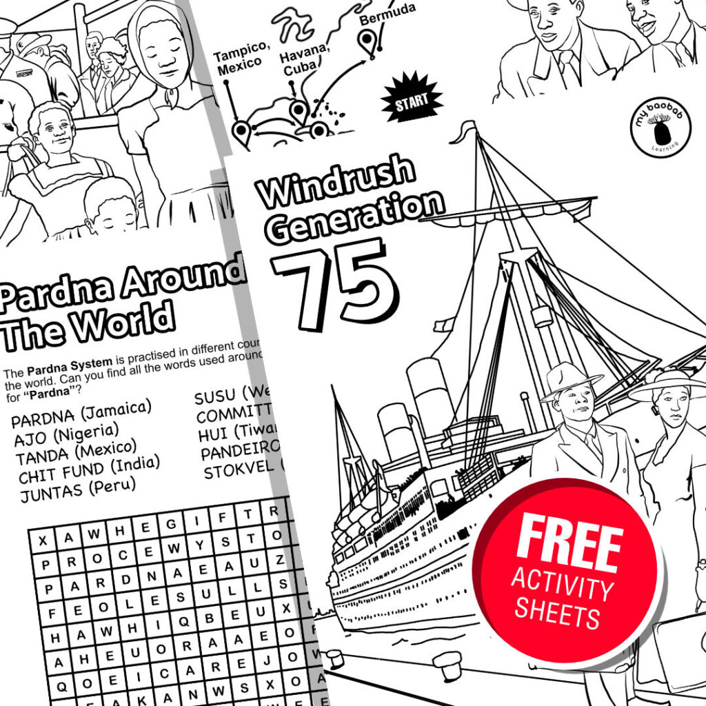 FREE Windrush Activity Sheets
