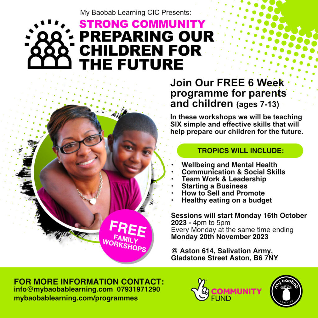 Strong Community Preparing our children for the future - Aston 2024