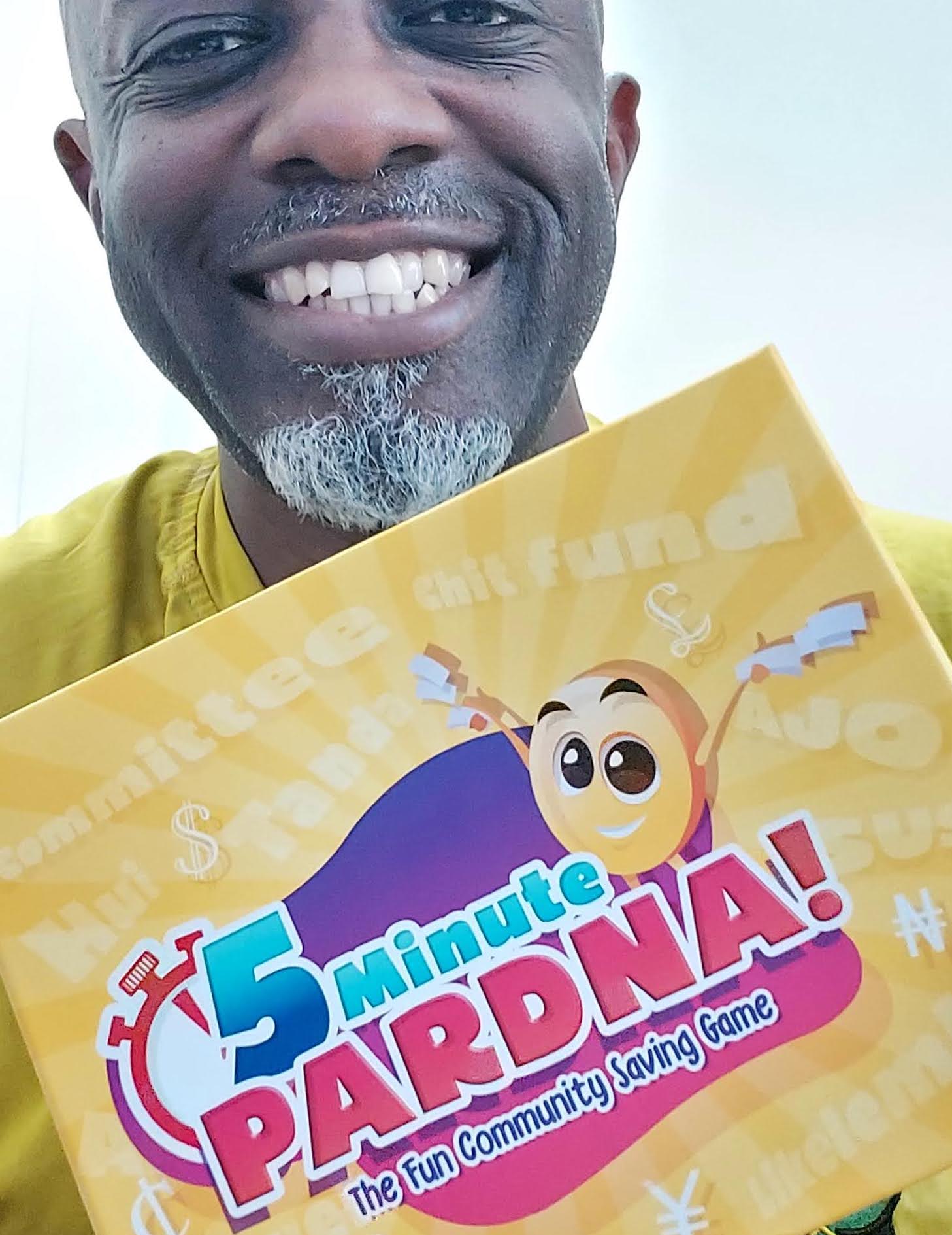 Jeremy Salmon creator of the Five minute Pardna Game