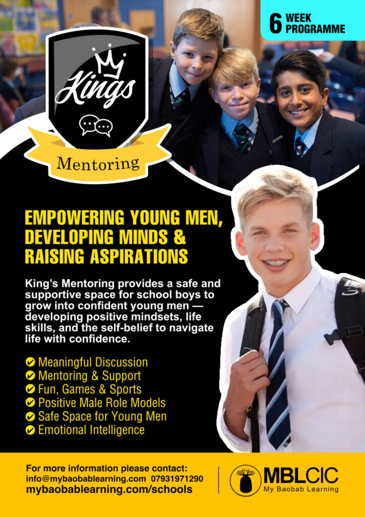 Kings Mentoring 6 week schools programme