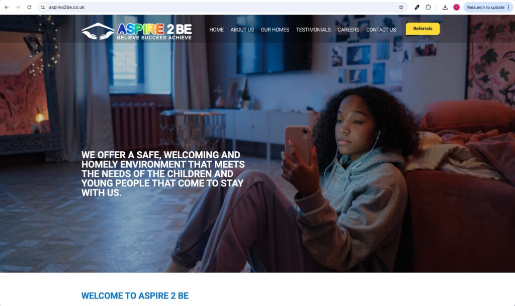 Aspire 2B Website